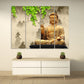 Buddha Leinwand Wandkunst indische Gemälde auf Leinwand religiöse extra große Multi-Panel Wandkunst Housewarminggeschenk Buddha Dekor Wandkunst