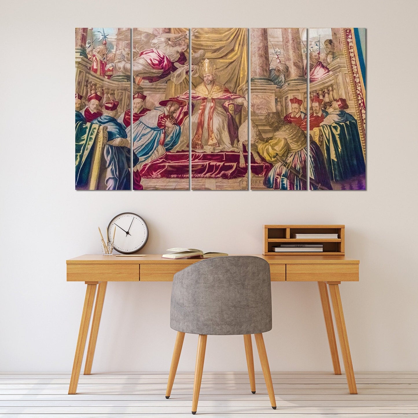 Vatikanisches Museum in Rom Leinwandgemälde, antikes Rom Wandkunst, religiöse Wanddekoration, religiöse Geschenke