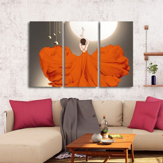 Wunderschöne Frau extra großes Wandbild auf Leinwand, modische trendige Wandkunst, Pop-Art-Leinwand, Schlafzimmer-Wanddekoration