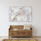 Abstraktes Marmor-Leinwandbild, Marmor-Wanddekor, abstrakte Wandkunst in Weiß und Gold auf Leinwand, mehrteilige Wandkunst