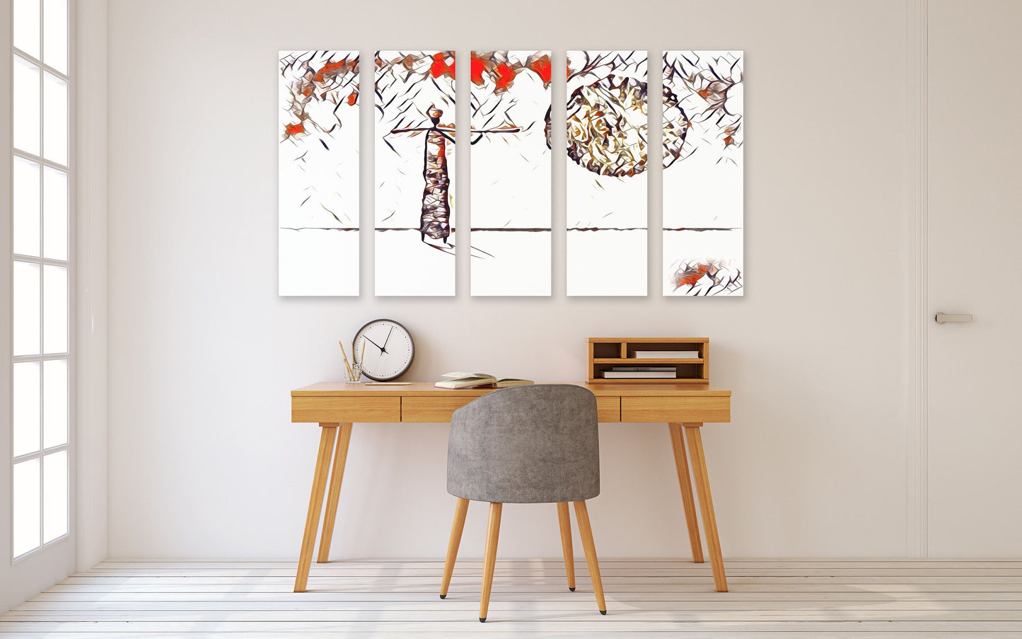 Afrikanische ethnische Retro-Illustration Abstrakte afrikanische Wandkunst Masai Leinwanddruck afrikanische Leinwand Kunst Malerei Masai Malerei Skurrile Kunst