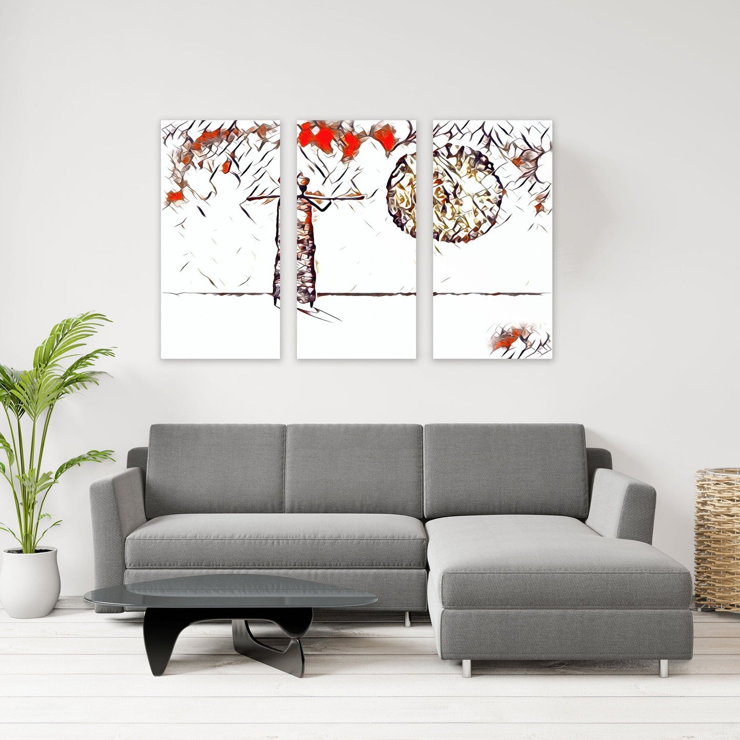 Afrikanische ethnische Retro-Illustration Abstrakte afrikanische Wandkunst Masai Leinwanddruck afrikanische Leinwand Kunst Malerei Masai Malerei Skurrile Kunst