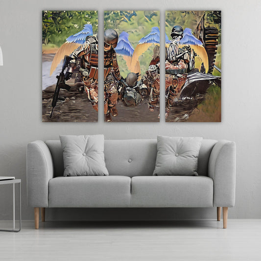 Militärkunst, Militärkunstgemälde, Leinwand mit ukrainischer Flagge, trendige Wanddrucke aus der Ukraine, patriotisches Deko-Geschenk, Unterstützung der Ukraine