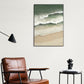 Große Wellen-Wandkunst, schwebender Rahmen, Meereslandschaftskunst, maritime Wanddekoration, druckbare maritime Leinwand-Wandkunst, gerahmtes Meereswellen-Kunstwerk