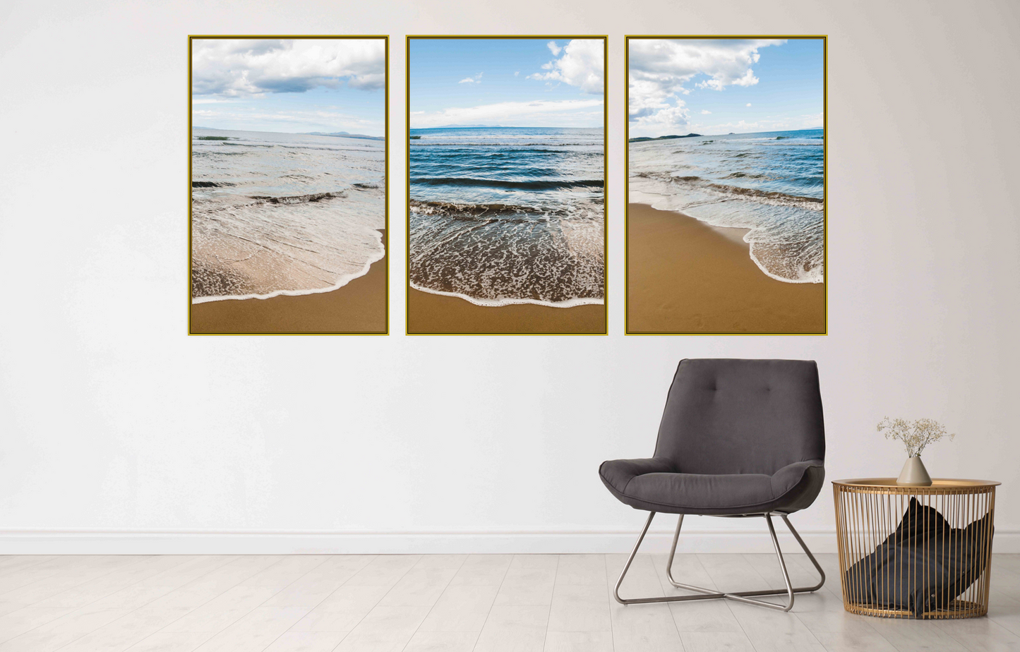Meereswandkunstdruck auf Leinwand, Wanddekoration für Zuhause, druckbares Wandkunst-Set von 3, maritime Wandkunst, maritime Wanddekoration, druckbare Kunst