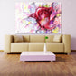 Rosa Rosen Wandkunst Blumen Wandkunst Gemälde auf Leinwand, Wohnwanddekoration, Leinwandgemälde 3-teilige Wandkunst 4-teilige Wandkunst 5-teilige Leinwand