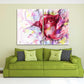 Rosa Rosen Wandkunst Blumen Wandkunst Gemälde auf Leinwand, Wohnwanddekoration, Leinwandgemälde 3-teilige Wandkunst 4-teilige Wandkunst 5-teilige Leinwand