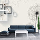 Floral wallpaper Peel and stick wallpaper Photo wallpaper Textured wallpaper Botanical removable wallpaper geometric wallpaper