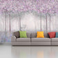 Nature wall decor, Floral wallpaper, Modern wallpaper, Removable wallpaper Textured wallpaper fabric vinyl wallpaper art deco wallpaper