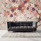 Removable wallpaper Sakura blossoms Japanese wall art Flowers wallpaper Peel&stick wallpaper Asian wall art Botanical Chinoiserie wallpaper