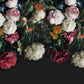 Dark Floral Peel and stick flowers Wallpaper Botanical Textured adhesive Wall Mural Decor for Bedroom Living Room