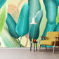 Banana leaves decor wallpaper Tropical Leaf Removable wallpaper modern banana leaves print wall mural peel and stick