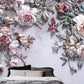 Boho Floral Wallpaper Self Adhesive Peel and Stick Removable Floral wall mural Living Room Bedroom self afhesive mural Botanical removable
