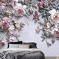 Boho Floral Wallpaper Self Adhesive Peel and Stick Removable Floral wall mural Living Room Bedroom self afhesive mural Botanical removable