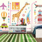Kids room decor for girl and boy Removable wallpaper Baby vinyl wallpaper wall Animals print Peel and stick