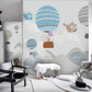 Peel and stick Self adhesive mural Nursery wallpaper Wall print art Home wall decor Giant wall mural Balloon letters
