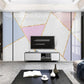 Peel and stick Geometric wallpaper Murals for girls Temporary wallpaper Abstract wallpaper Self adhesive mural Home wall decor