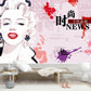 Marilyn Monroe wallpaper Peel and stick wall mural vintage Home wall decor Self adhesive mural Photo wallpapers bedroom wall decor