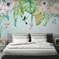 Boho wallpaper Flower wallpaper Floral Peel and Stick wall mural Self Adhesive Removable wallpaper Living Room Bedroom wall decoration