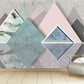 Geometric wallpaper Temporary wallpaper 3d wall mural Abstract wallpaper Peel and stick wallpaper Self adhesive mural removable wallpaper