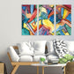 Modern abstract art, abstract wall art paintings on canvas, home wall decor, canvas painting, abstract canvas, multi panel wall art