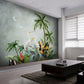 Palms wallpaper, tropical wallpaper peel and stick mural leaves, vinyl wallpaper, modern wallpaper