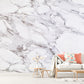 Marble extra large wallpaper, self adhesive abstract wall mural, accentual white brown wallpaper, temporary modern wall mural for bedroom